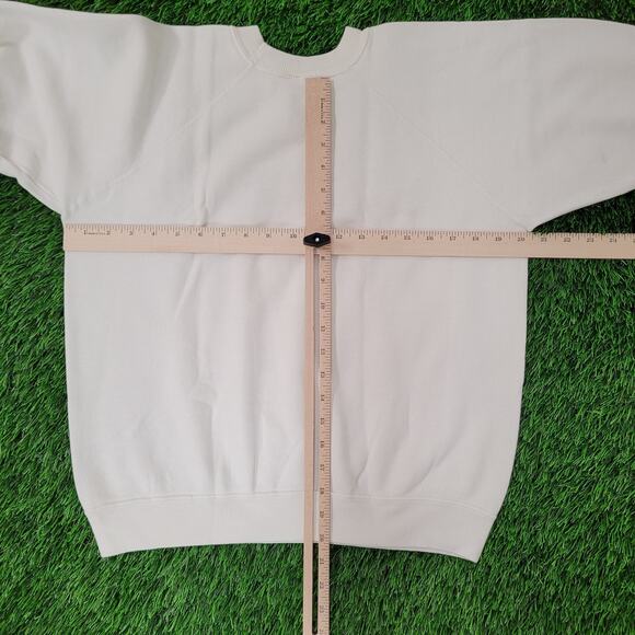 Vintage 80s Kayser University Sweatshirt Womens M 20x20 Boxy - Picture 4 of 14